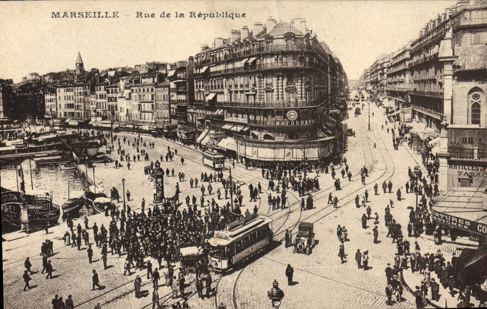 CPA Marseille Rue de la Republique 