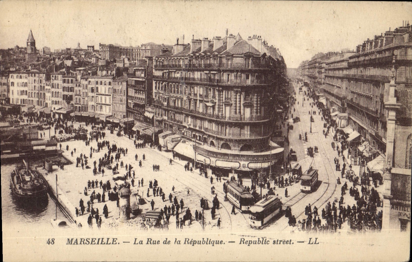 CPA Marseille Rue de la Republique 