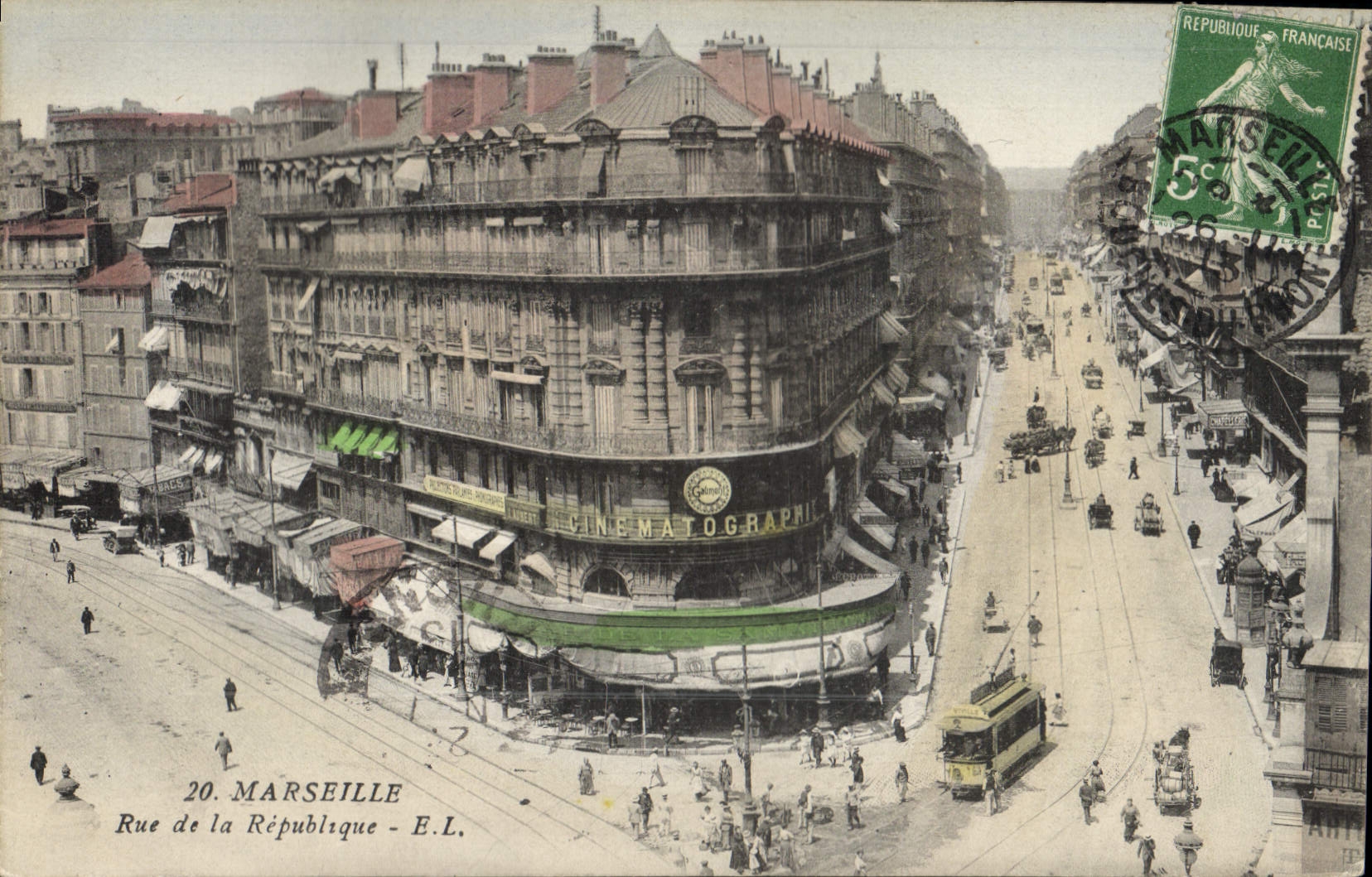 CPA Marseille rue de la Republique 