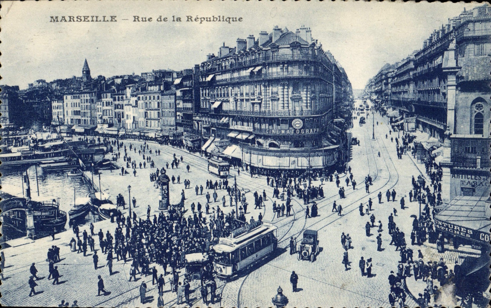 CPA Marseille rue de la Republique 