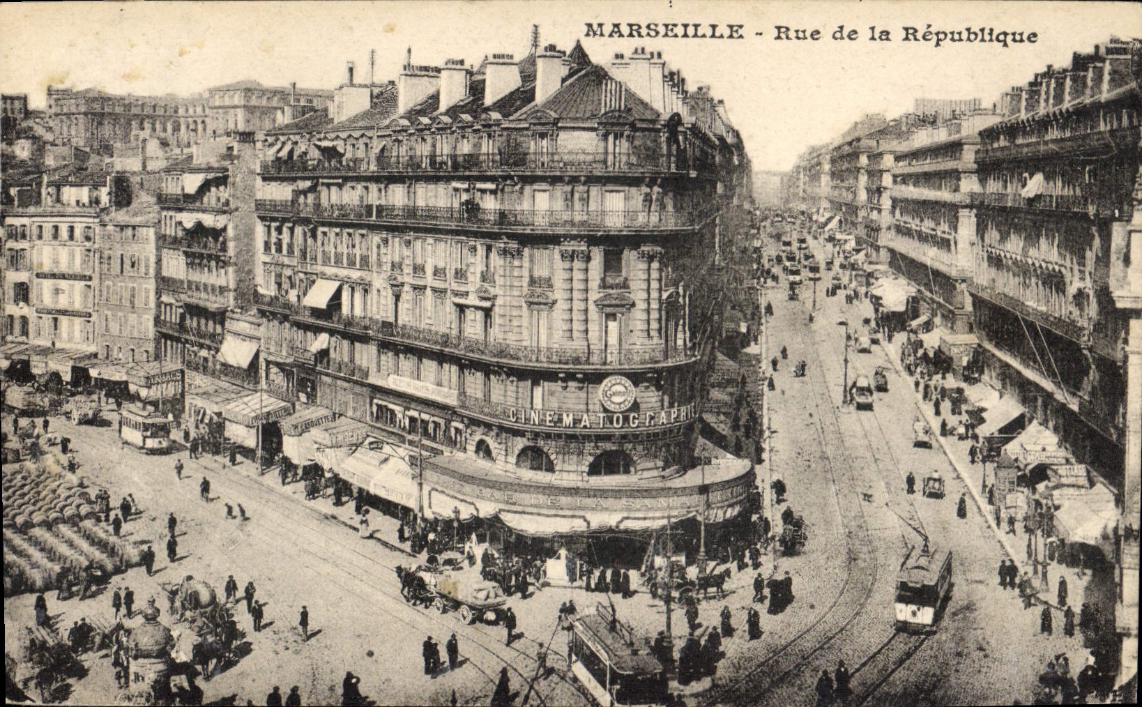 CPA Marseille rue de la Republique 