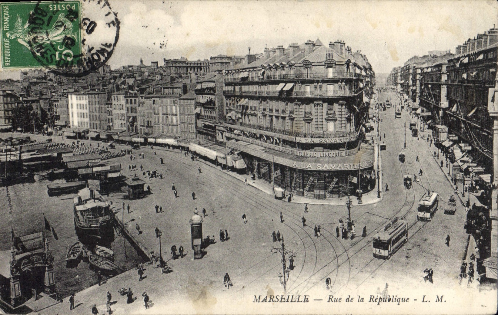 CPA Marseille rue de la Republique 