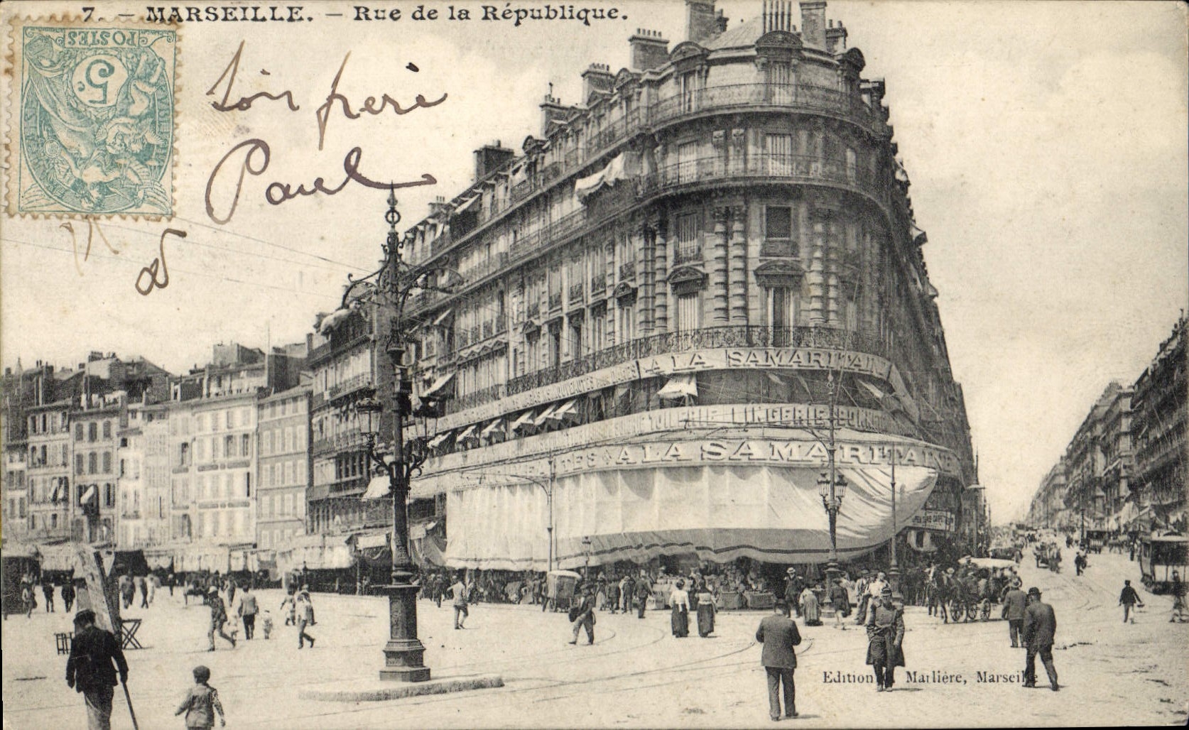 CPA Marseille rue de la Republique 