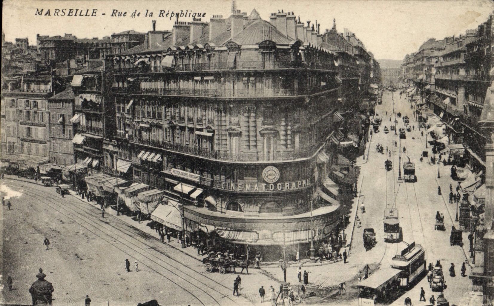 CPA Marseille rue de la Republique 