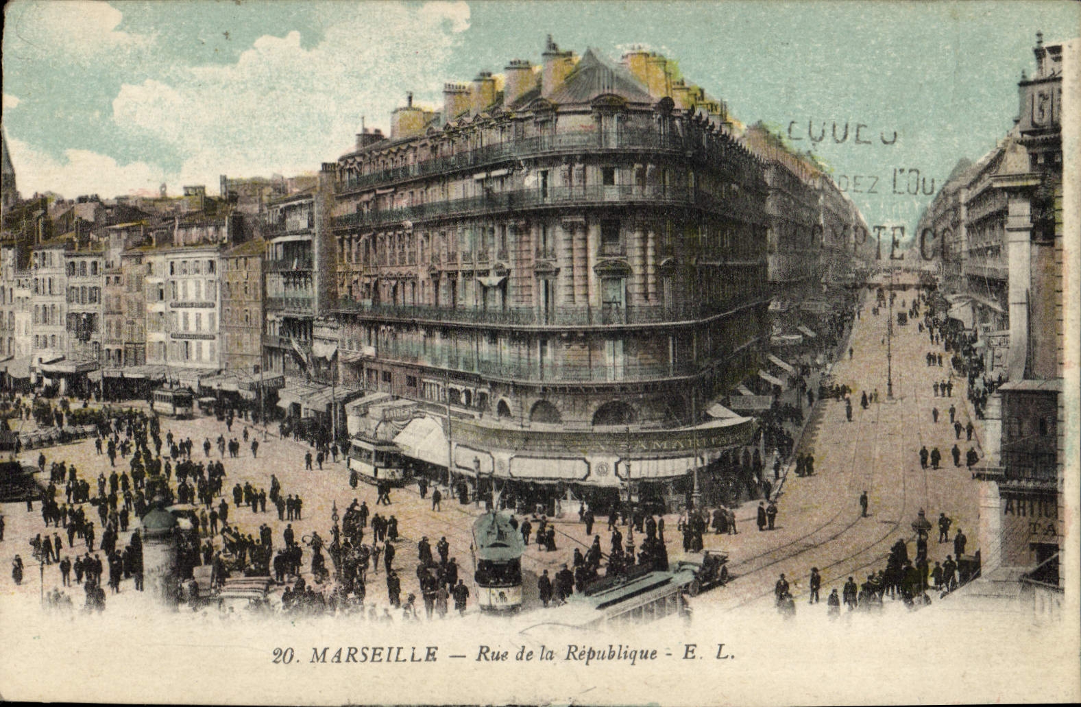 CPA Marseille rue de la Republique 