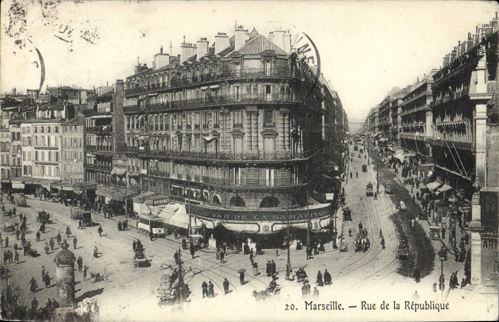 CPA Marseille rue de la Republique 