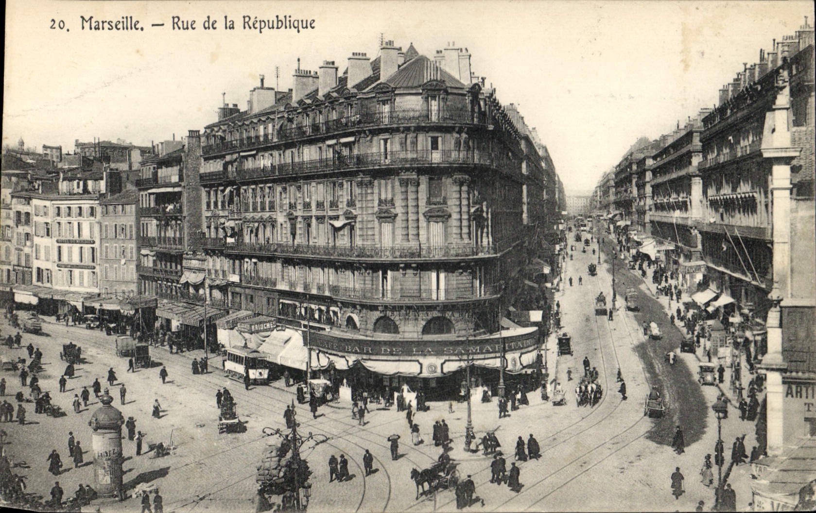 CPA Marseille rue de la Republique 