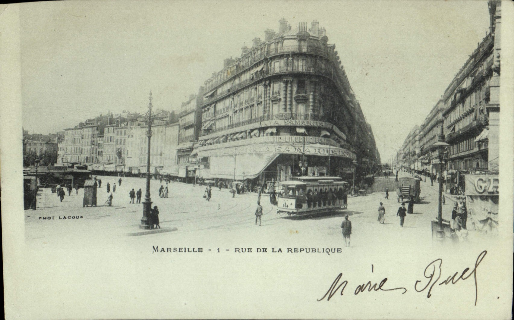 CPA Marseille rue de la Republique 