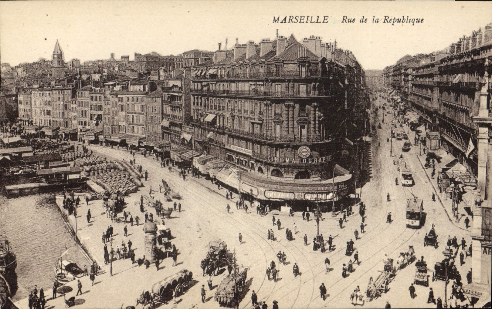 CPA Marseille rue de la Republique 