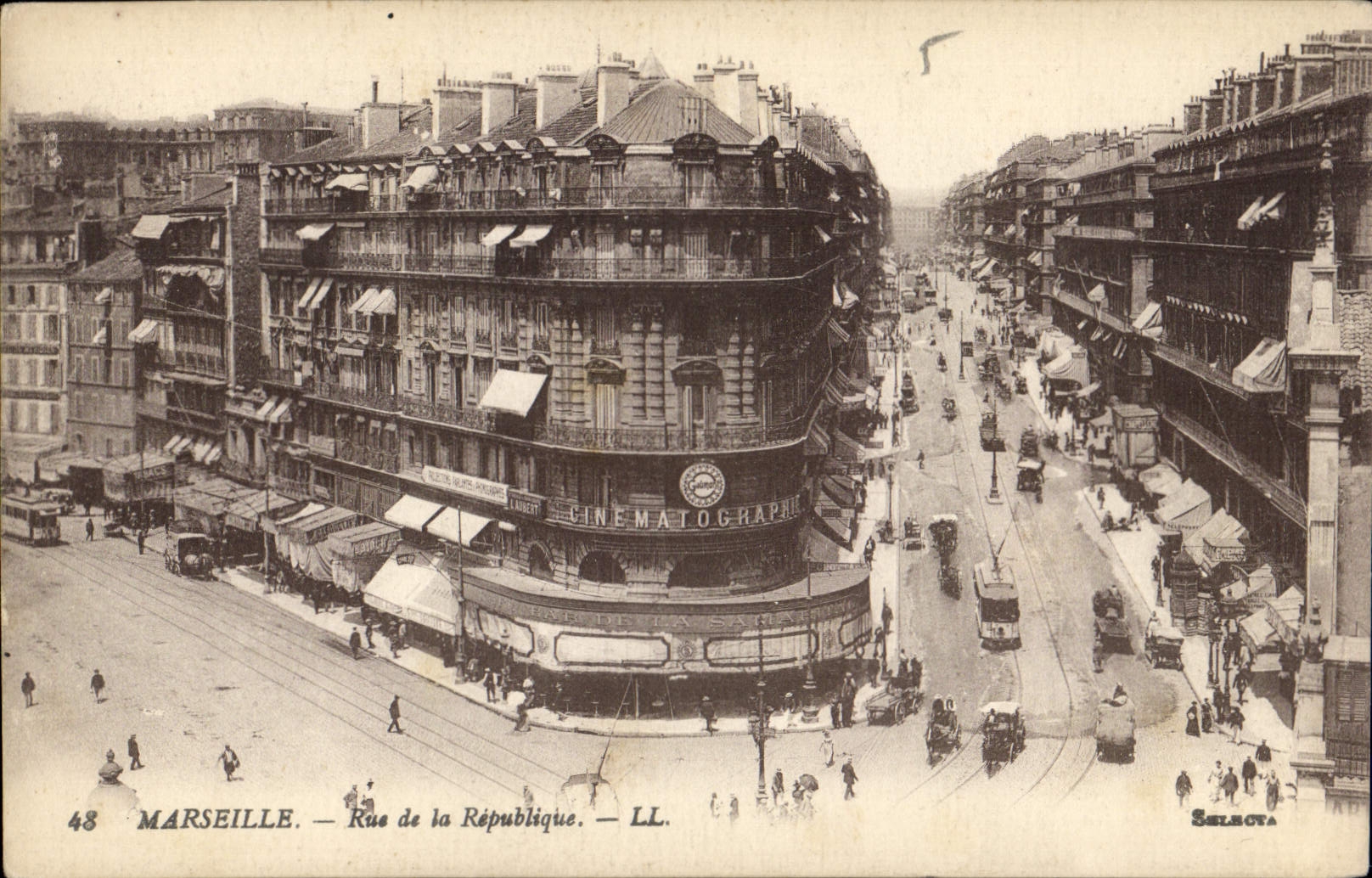 CPA Marseille rue de la Republique 