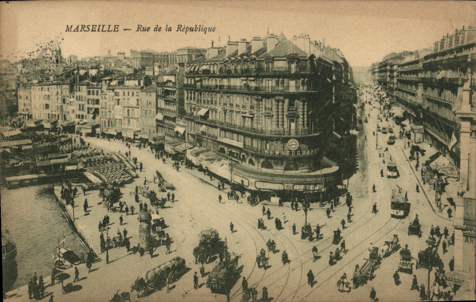 CPA Marseille rue de la Republique 