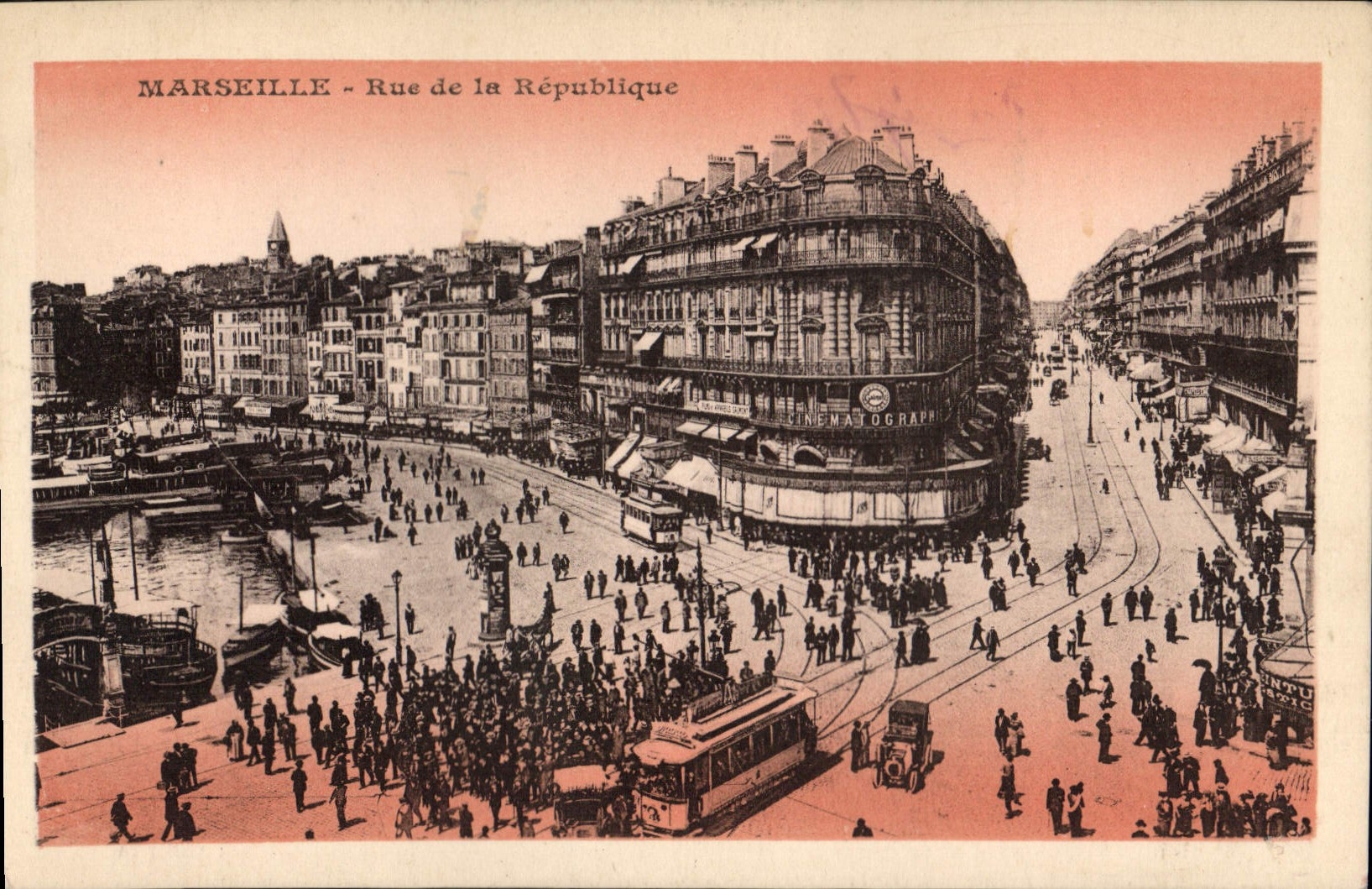 CPA Marseille rue de la Republique 