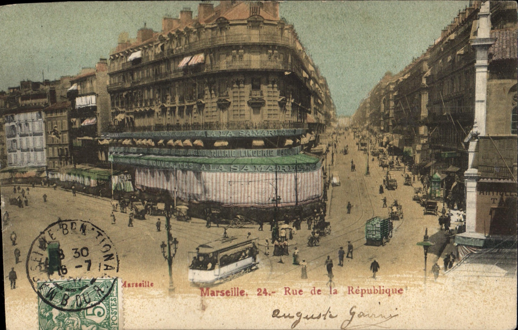 CPA Marseille rue de la Republique 