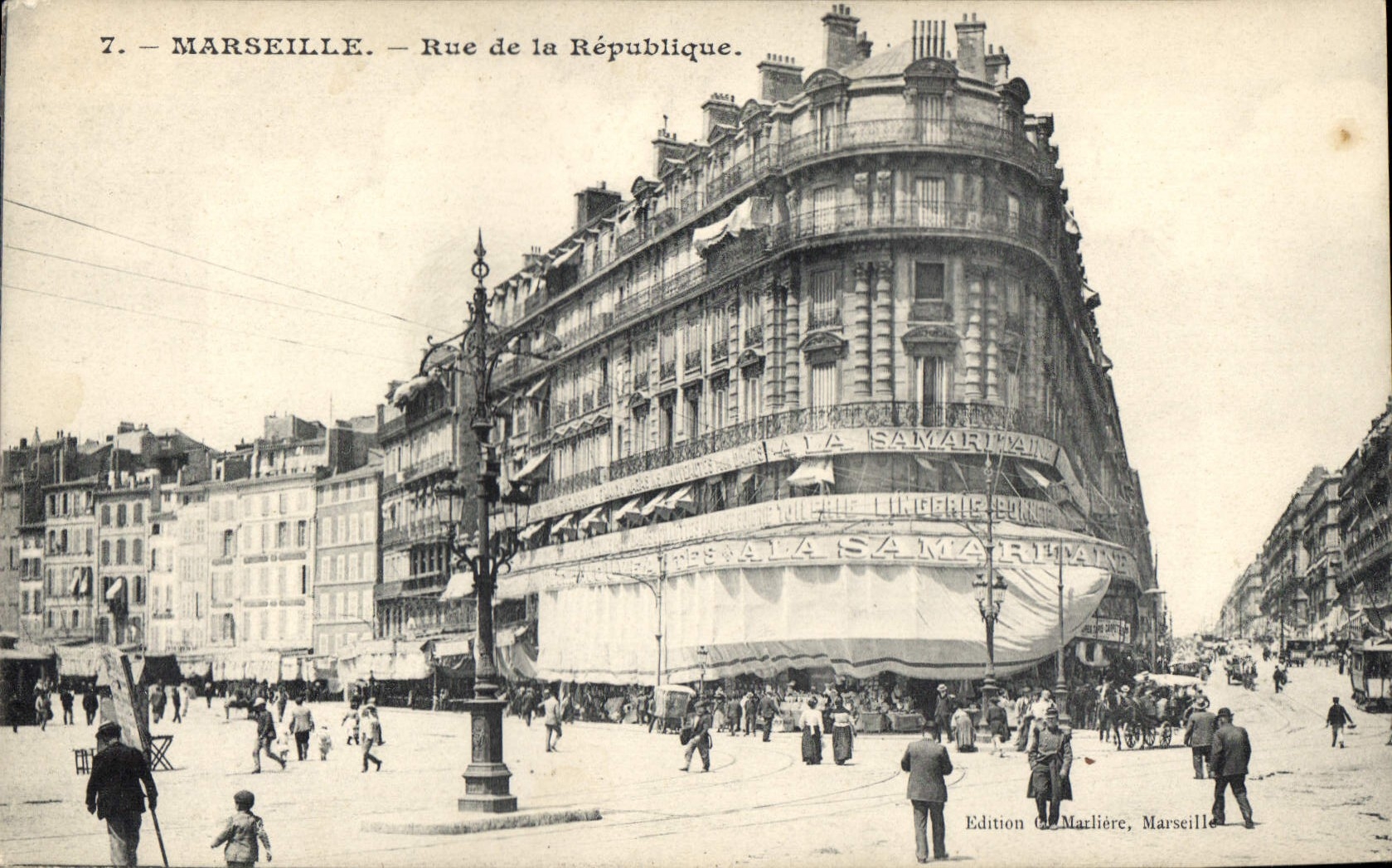 CPA Marseille rue de la Republique 