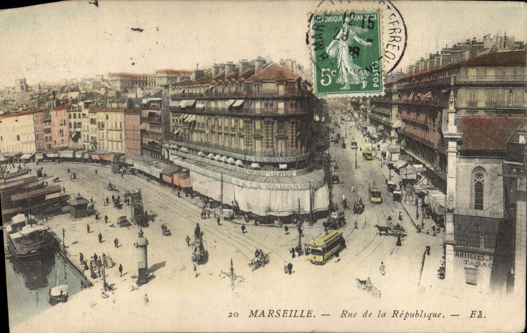 CPA Marseille rue de la Republique 