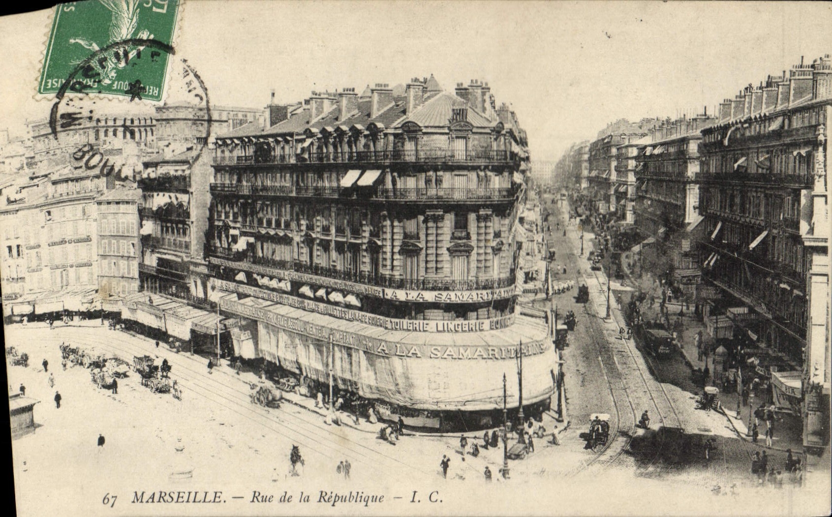 CPA Marseille rue de la Republique 