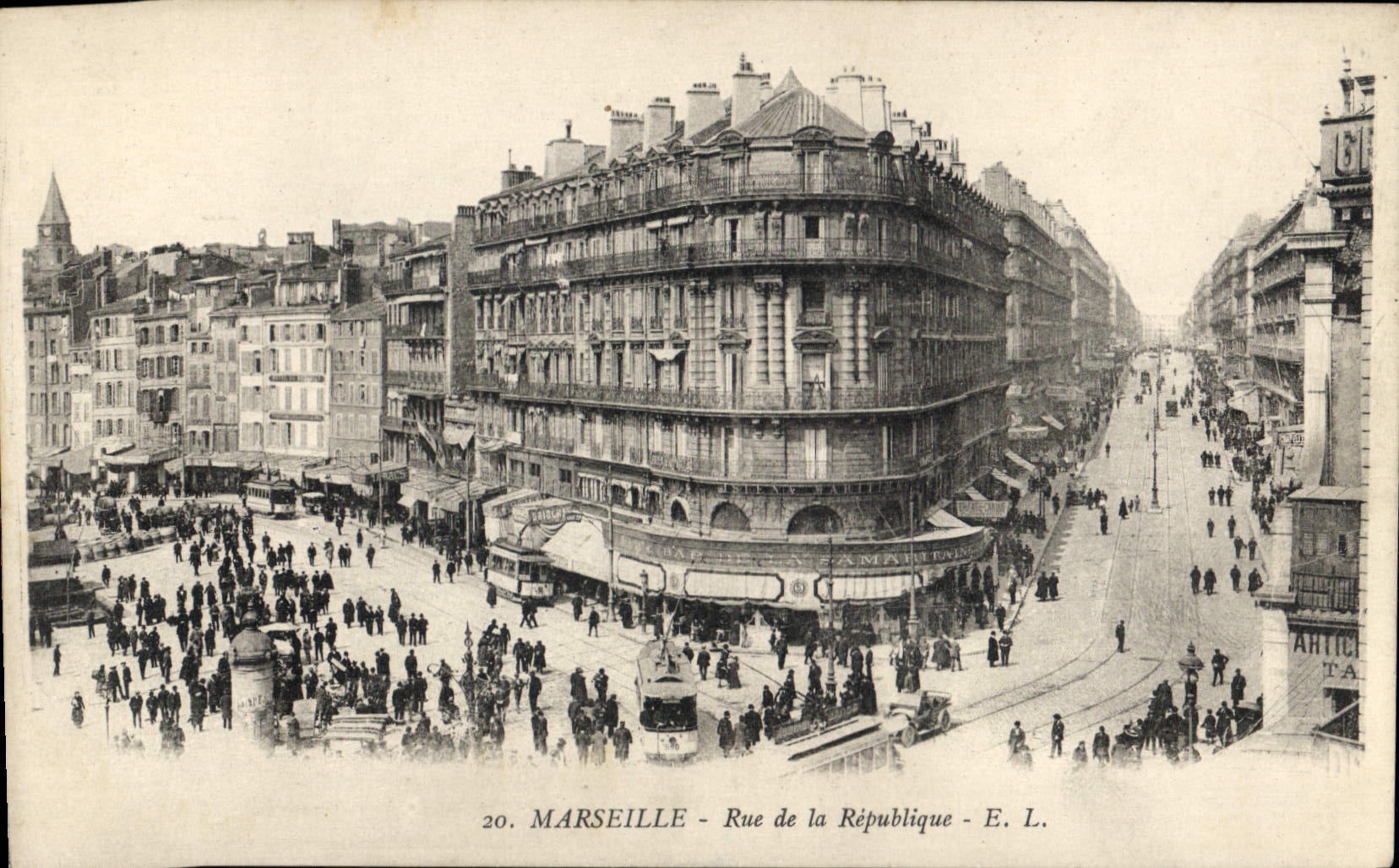 CPA Marseille rue de la Republique 