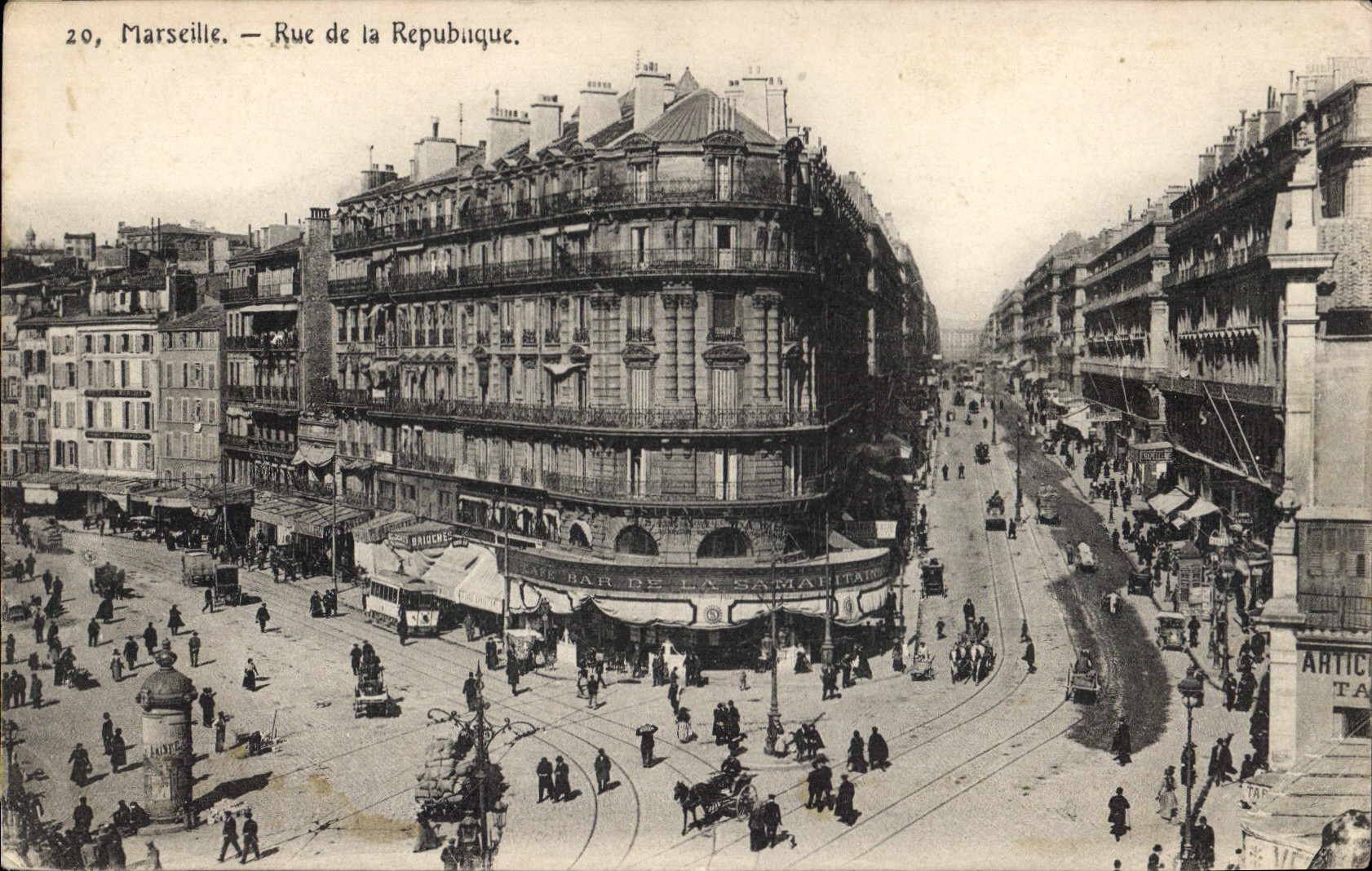 CPA Marseille rue de la Republique 