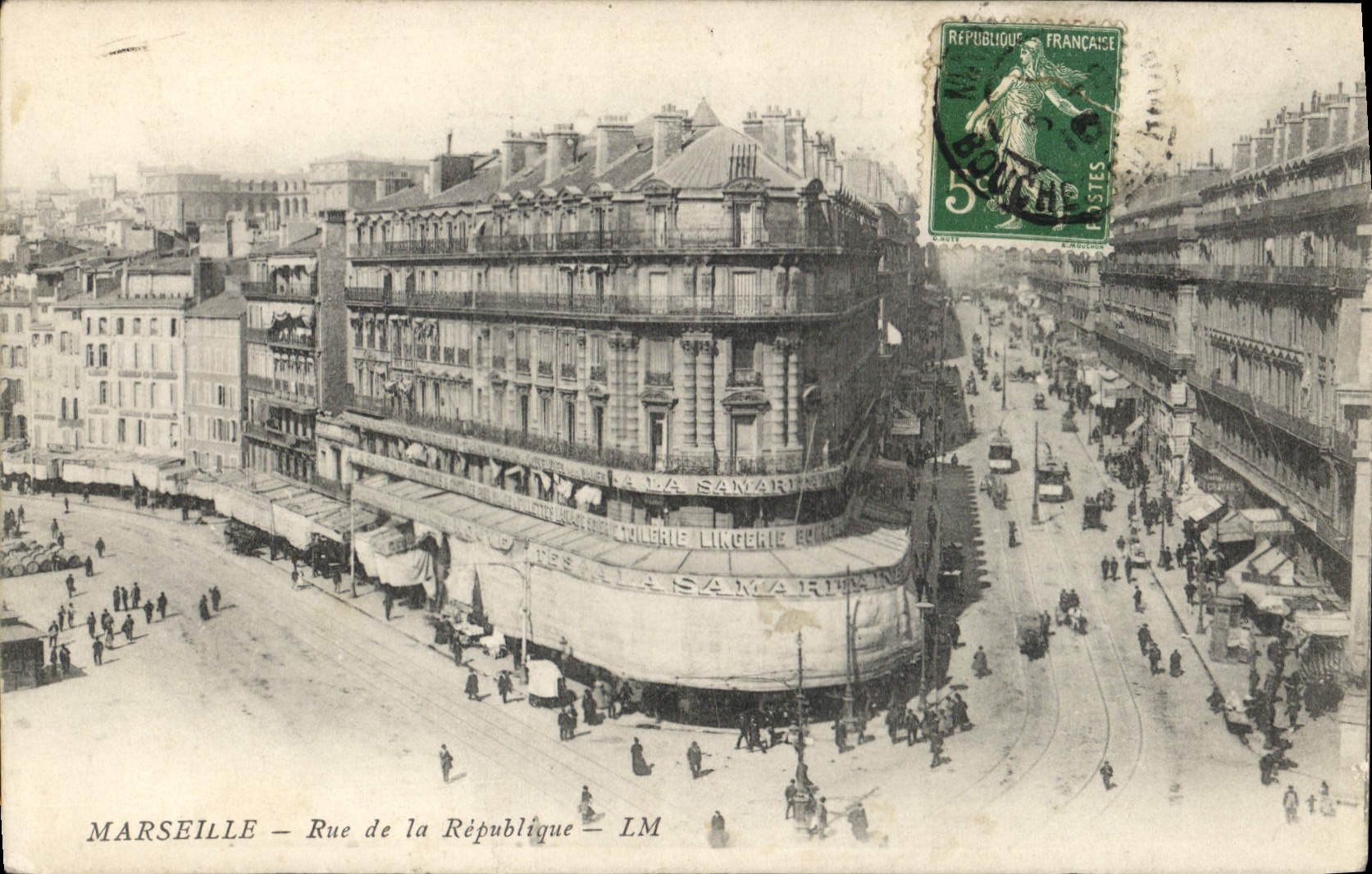 CPA Marseille rue de la Republique 
