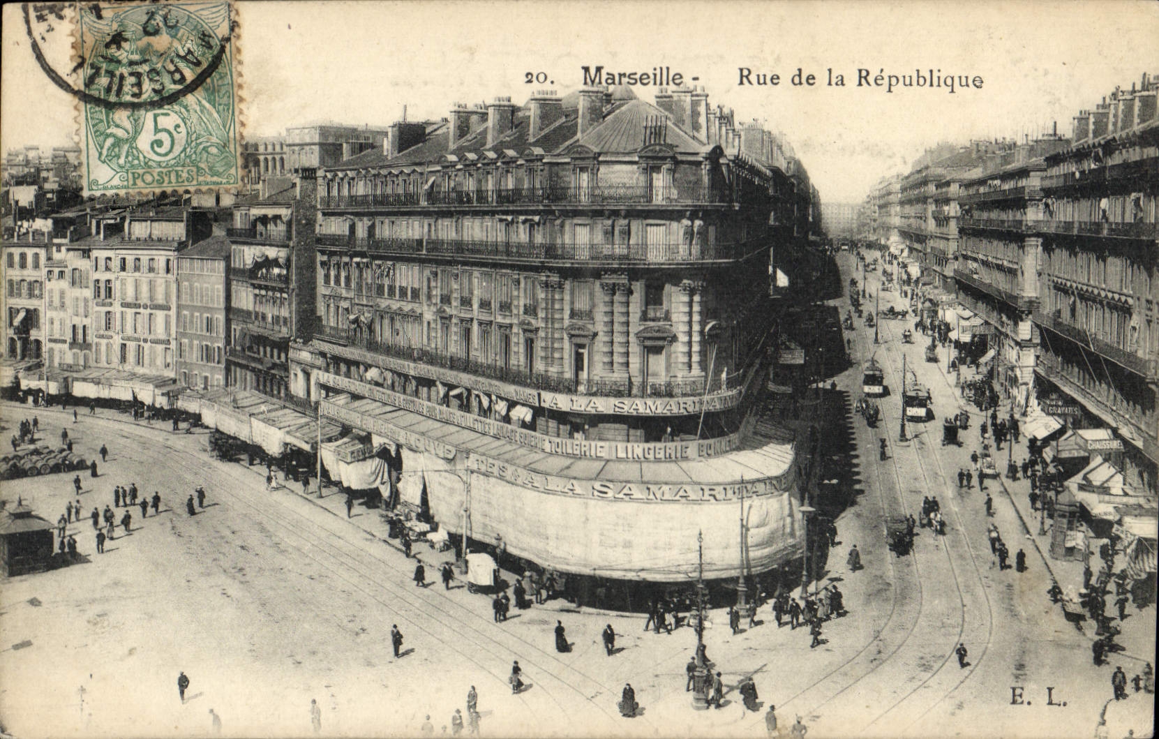 CPA Marseille rue de la Republique 