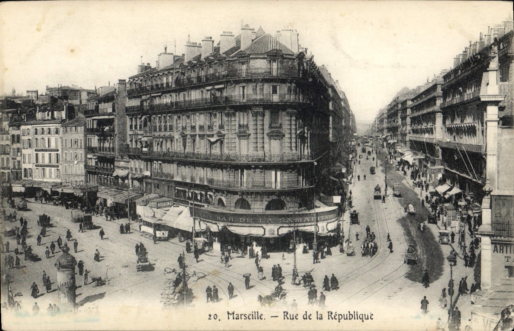 CPA Marseille rue de la Republique 