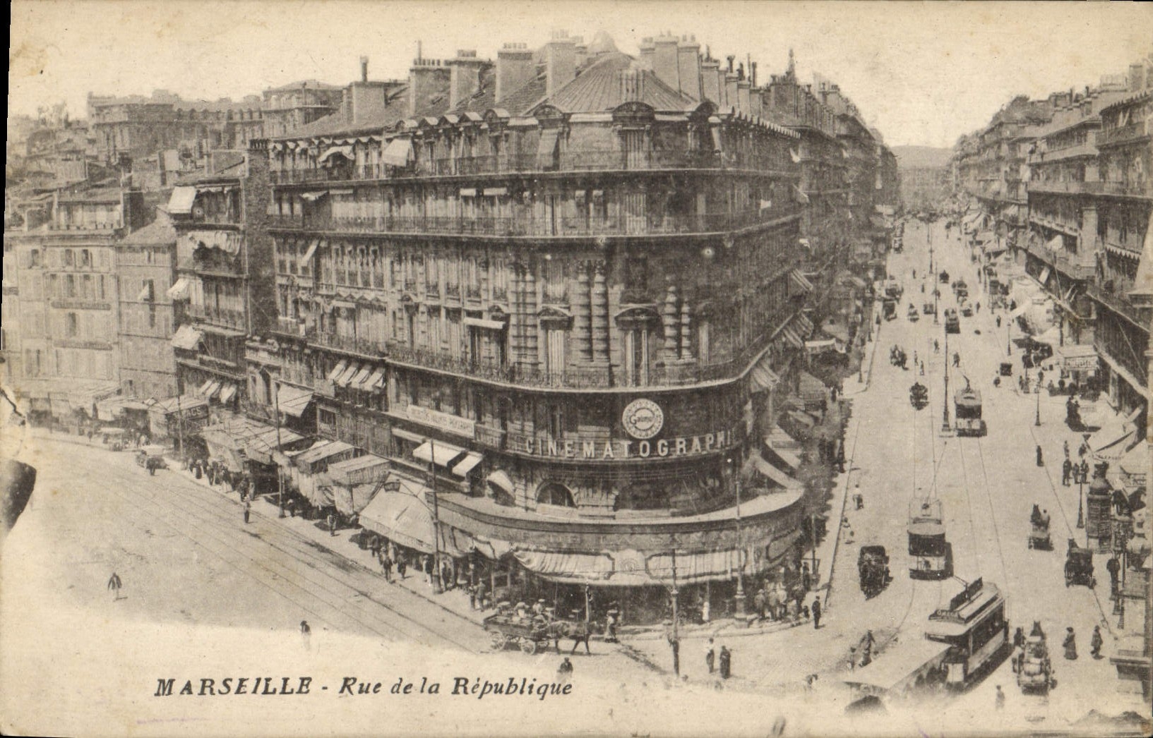 CPA Marseille rue de la Republique 