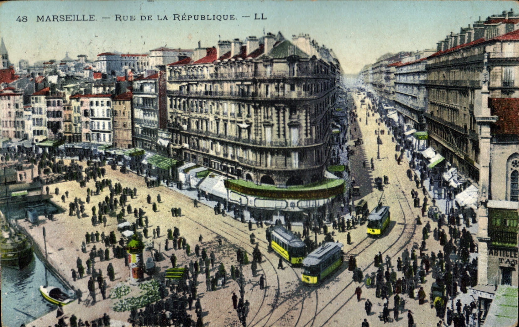 CPA Marseille rue de la Republique 