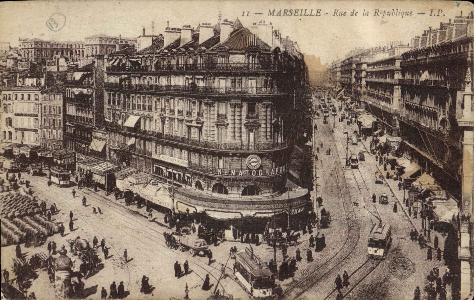 CPA Marseille rue de la Republique 