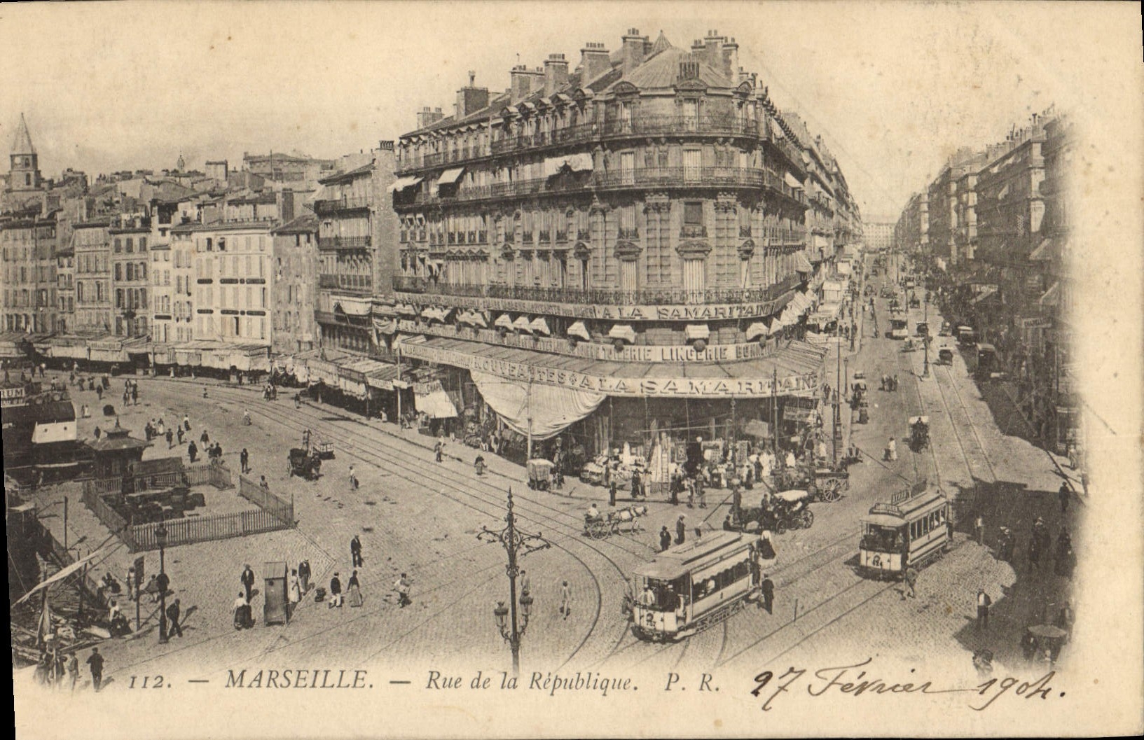 CPA Marseille rue de la Republique 