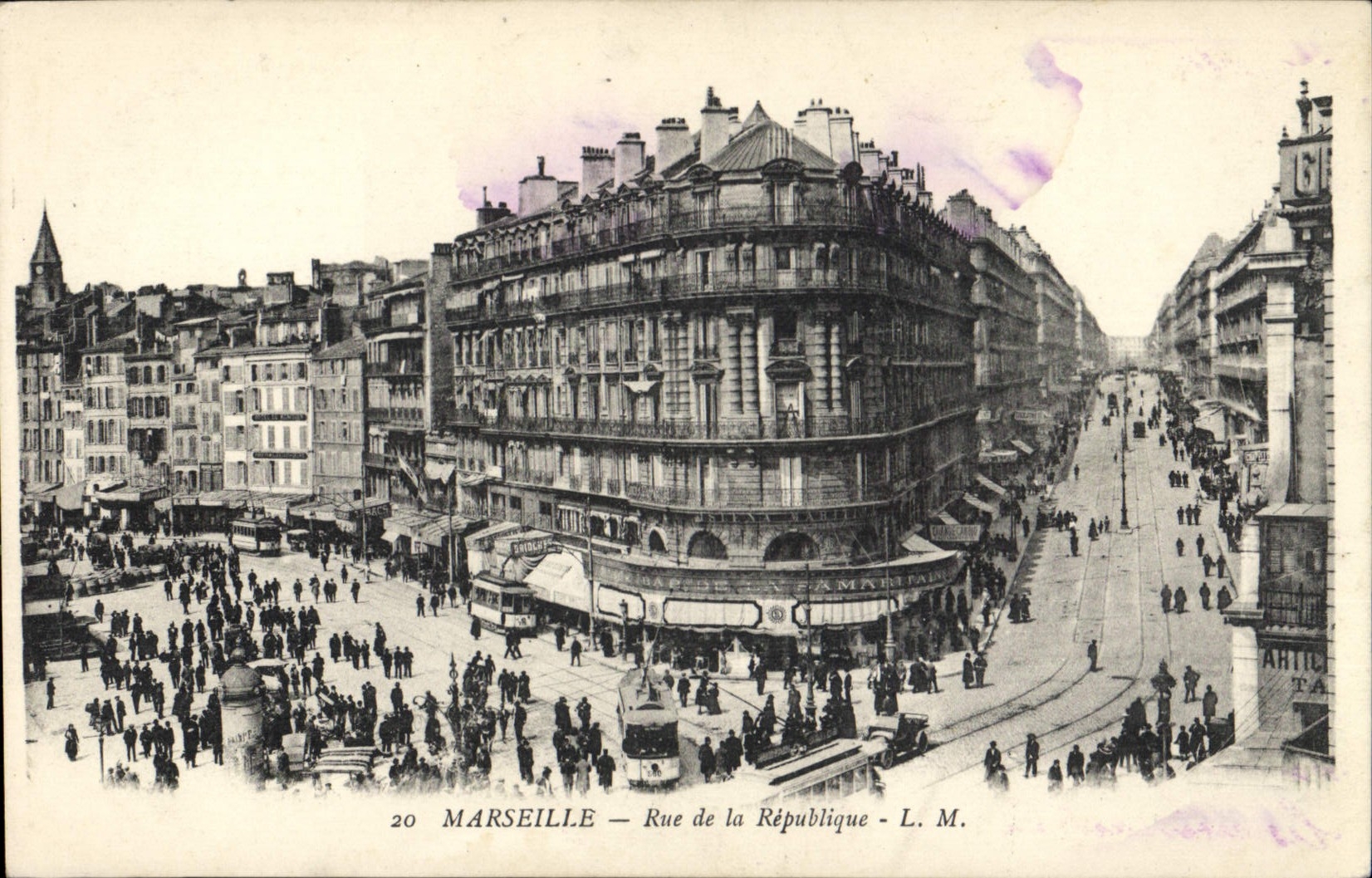 CPA Marseille rue de la Republique 