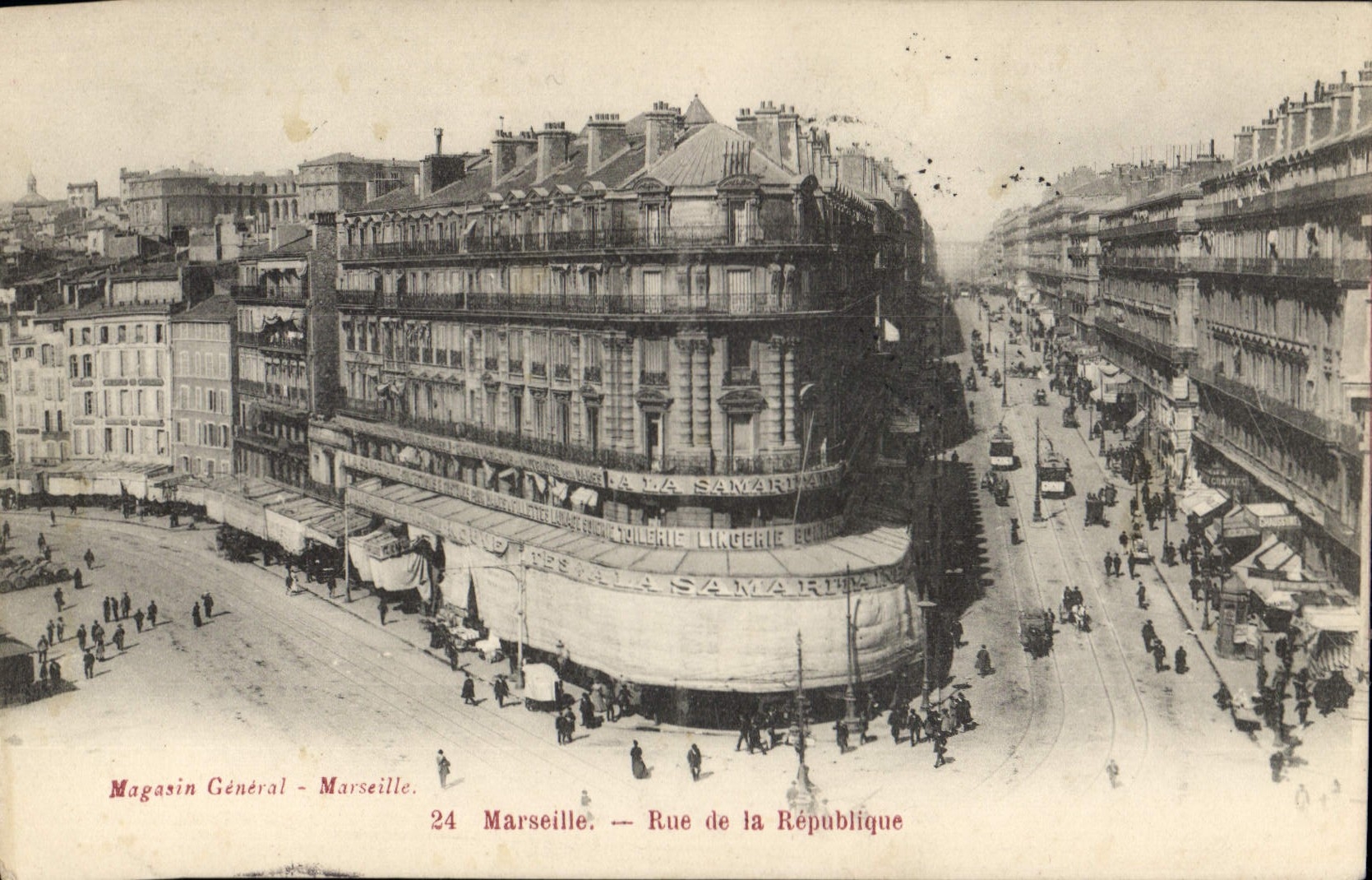 CPA Marseille rue de la Republique 