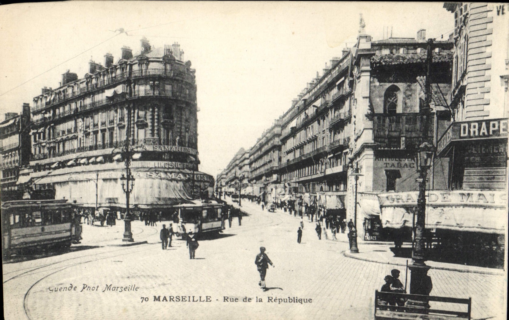 CPA Marseille rue de la Republique 