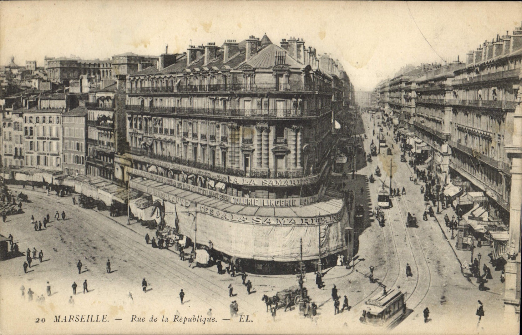 CPA Marseille rue de la Republique 