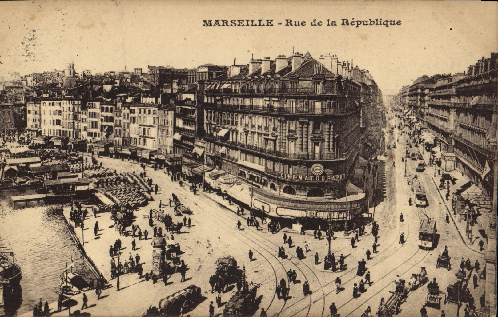 CPA Marseille rue de la Republique 