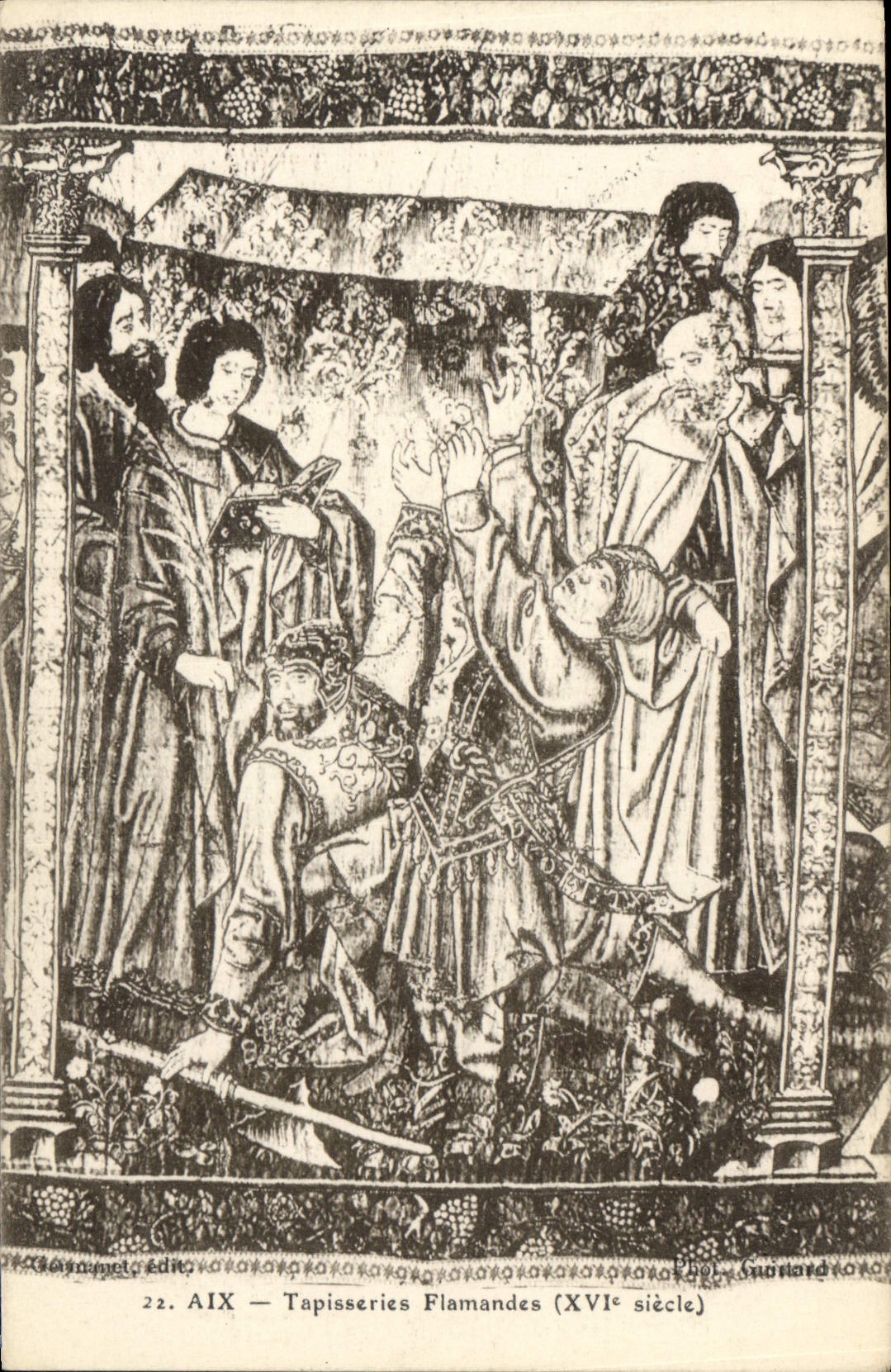 CPA Aix Tapisseries Flamandes XVI siecle 