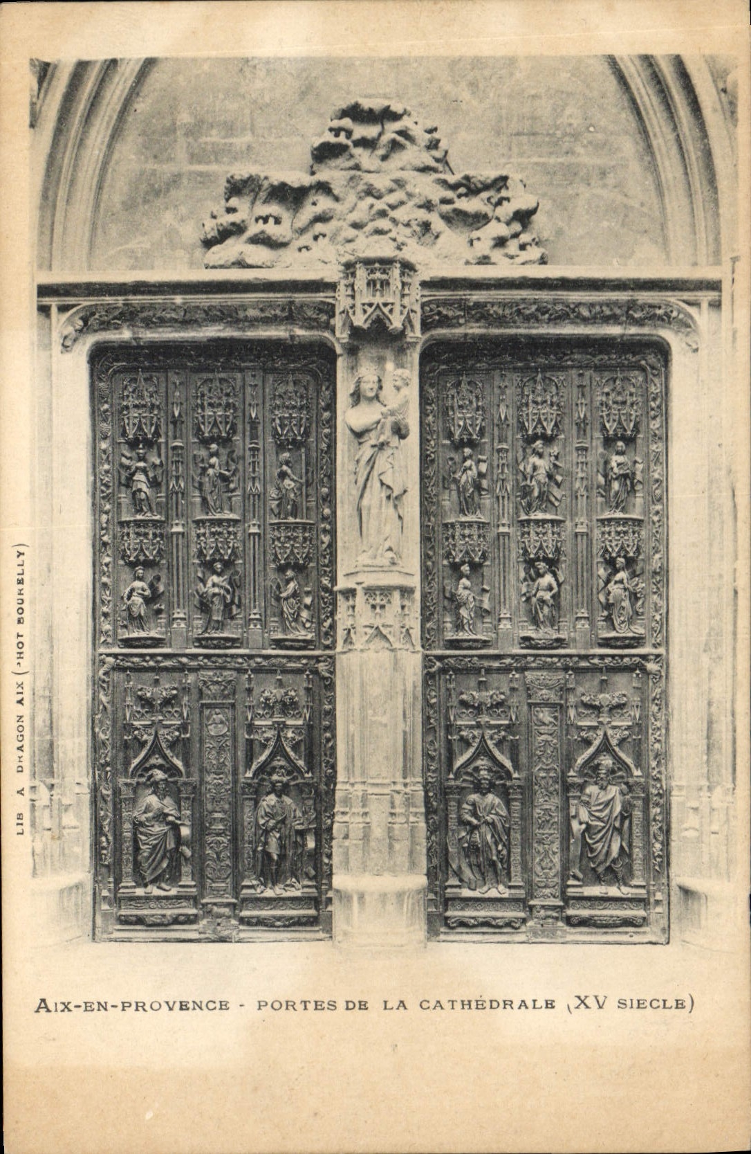 CPA Aix en Provence Portes de la Cathedrale XV siecle 