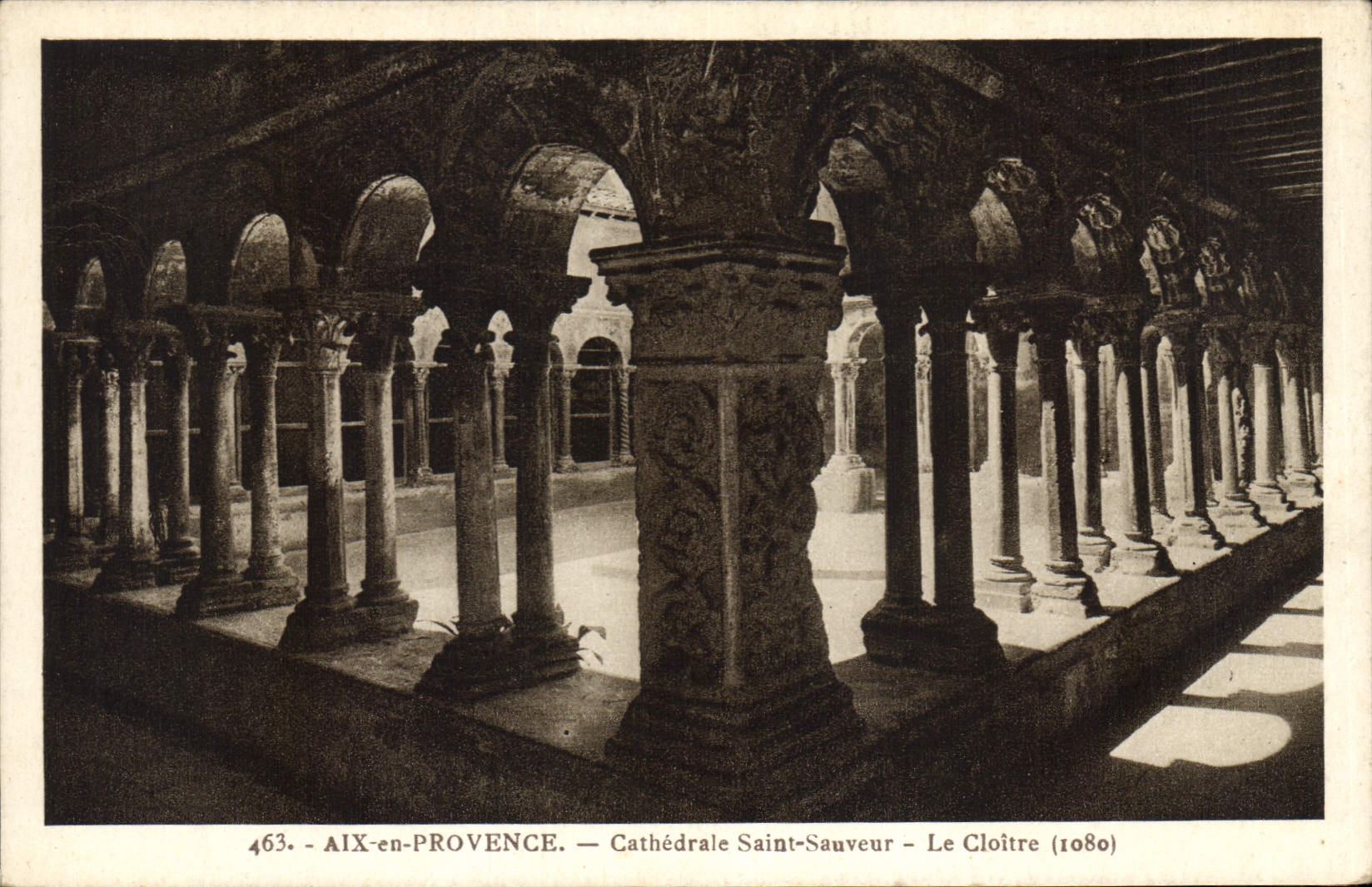 CPA Aix en Provence Cathedrale Saint Sauveur le Cloitre 1080