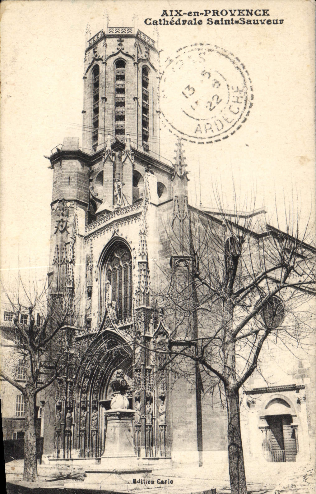 CPA Aix en Provence Cathedrale Saint Sauveur 