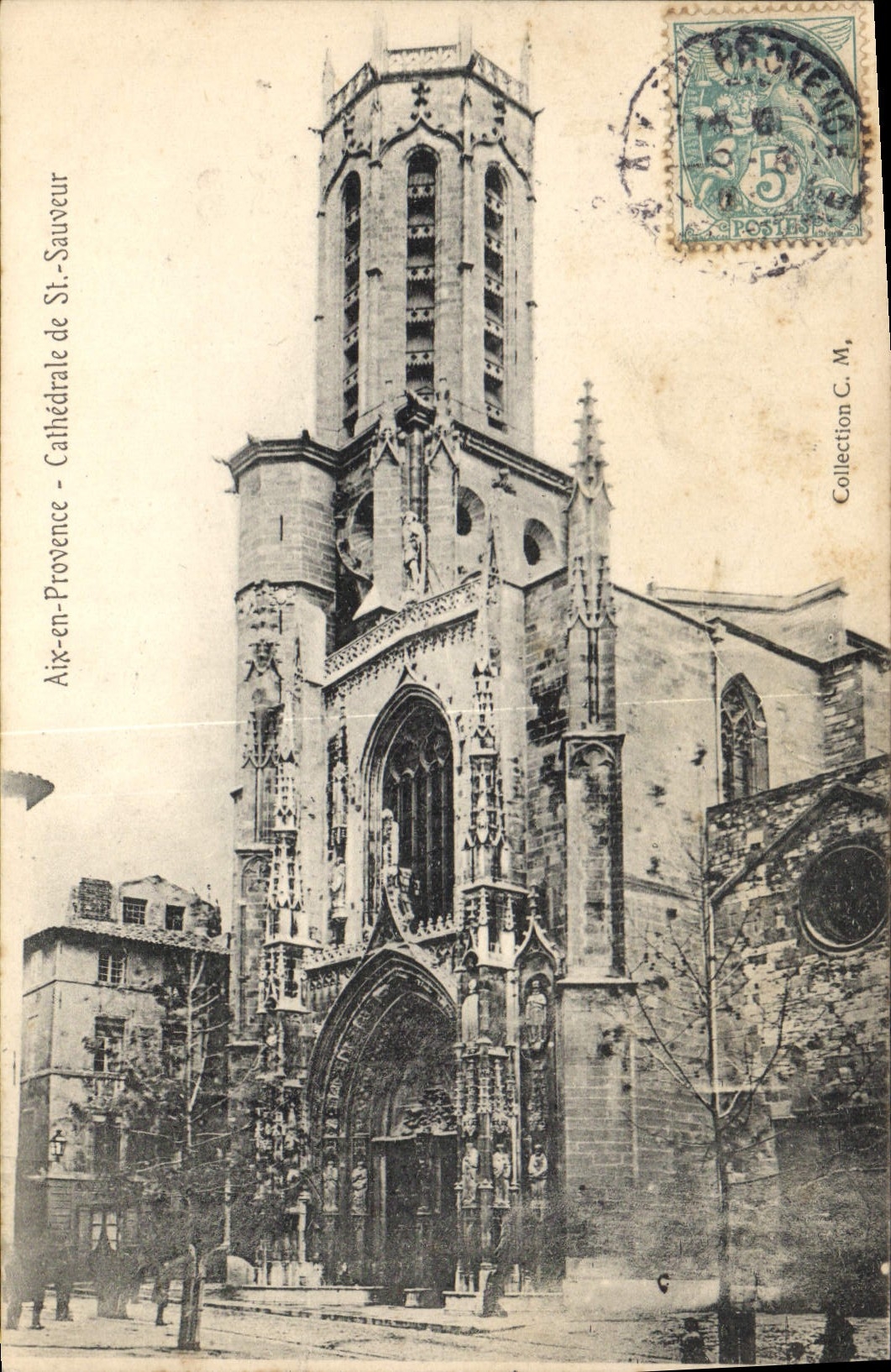 CPA Aix en Provence Cathedrale St Sauveur 