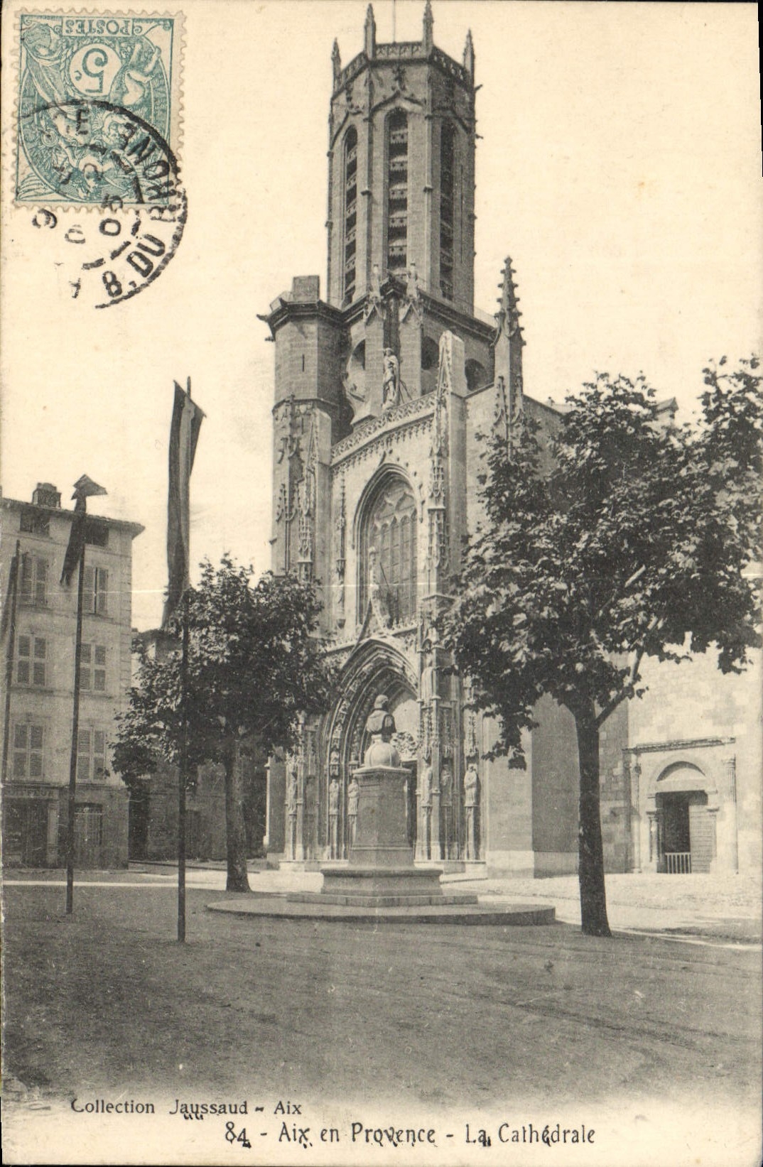CPA Aix en Provence la Cathedrale 