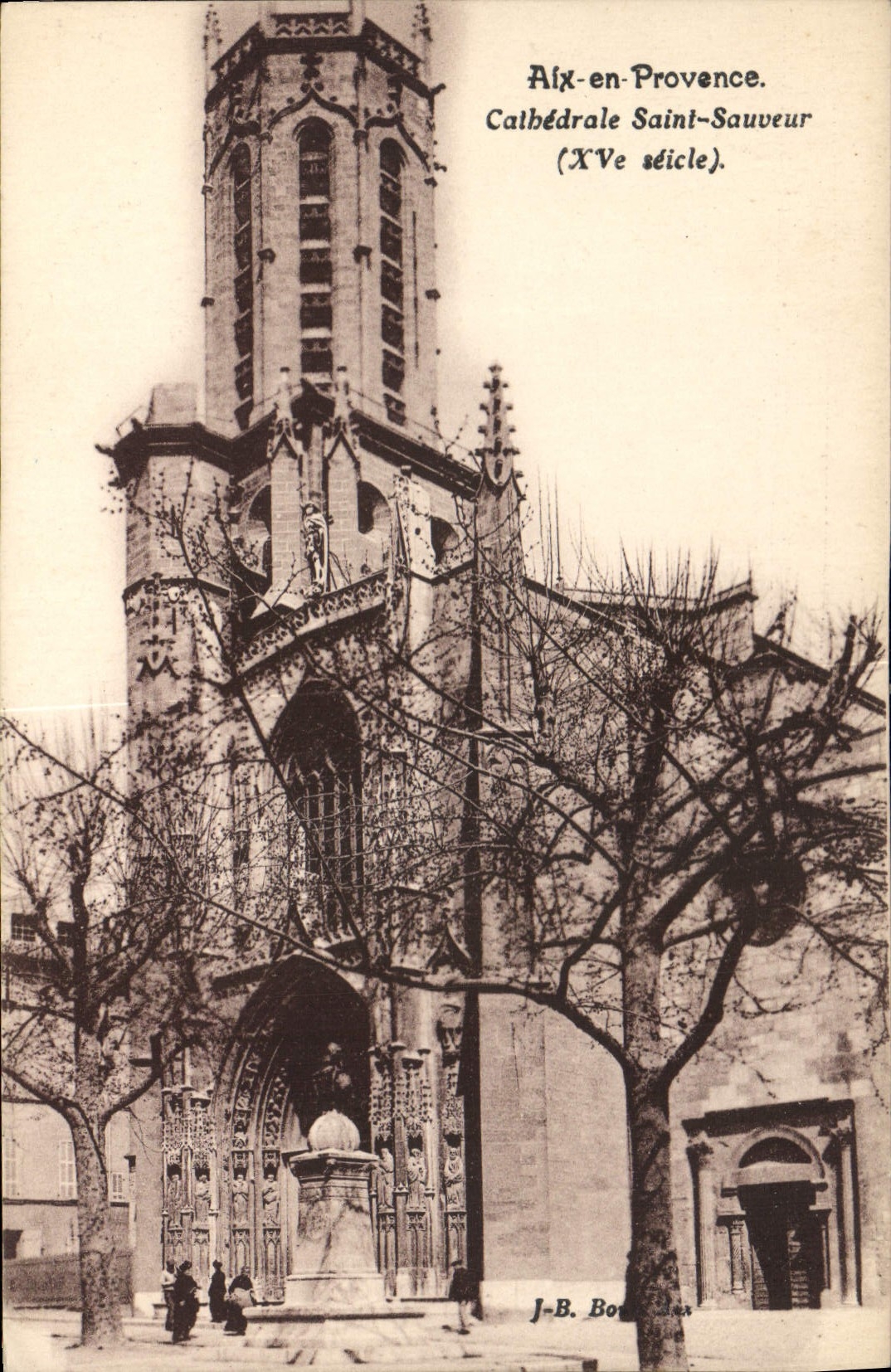 CPA Aix en Provence Cathedrale Saint Sauveur XV siecle 