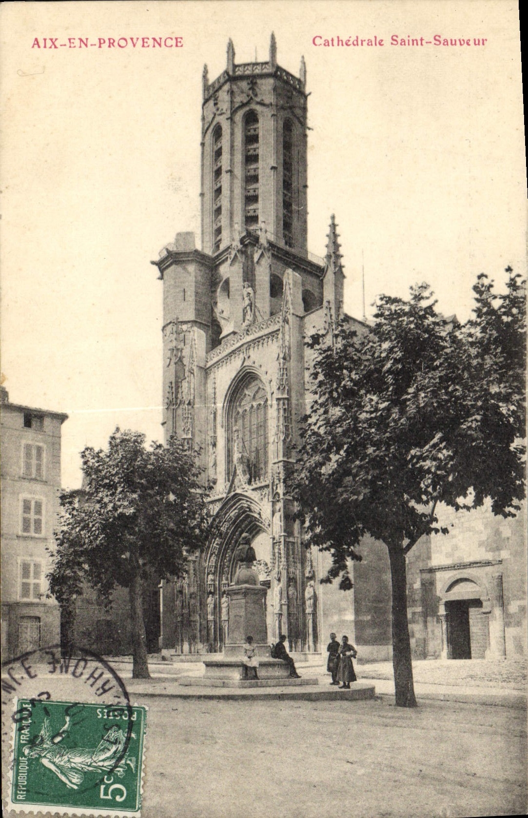 CPA Aix en Provence Cathedrale Saint Sauveur 