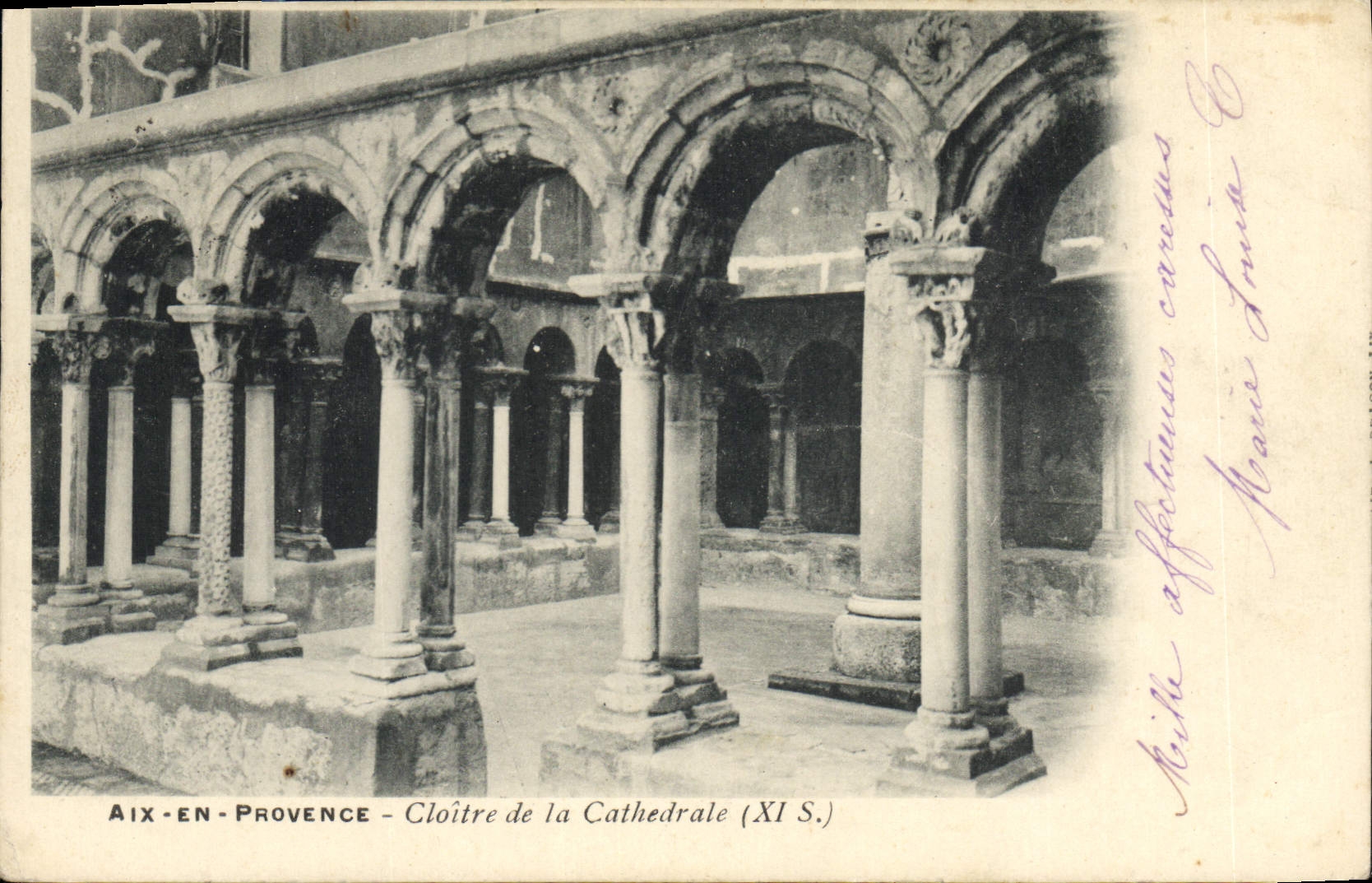 CPA Aix en Provence Cloitre de la Cathedrale 