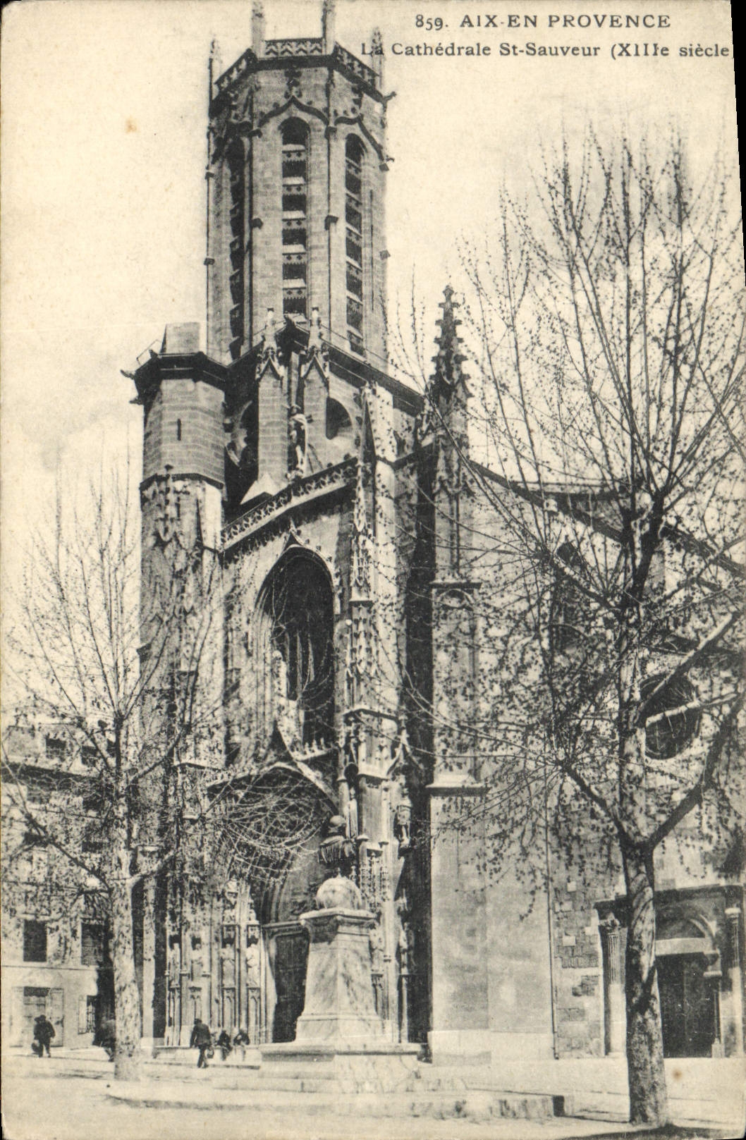 CPA Aix en Provence la Cathedrale St Sauveur XIII siecle 