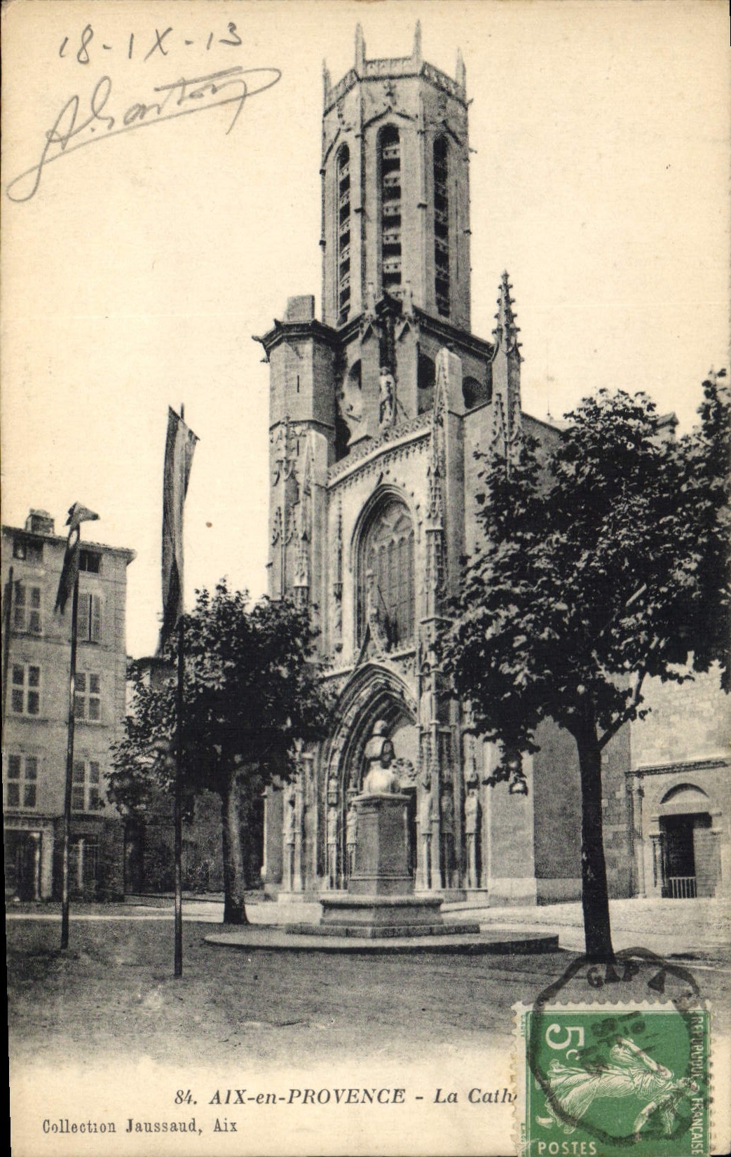 CPA Aix en Provence la Cathedrale 