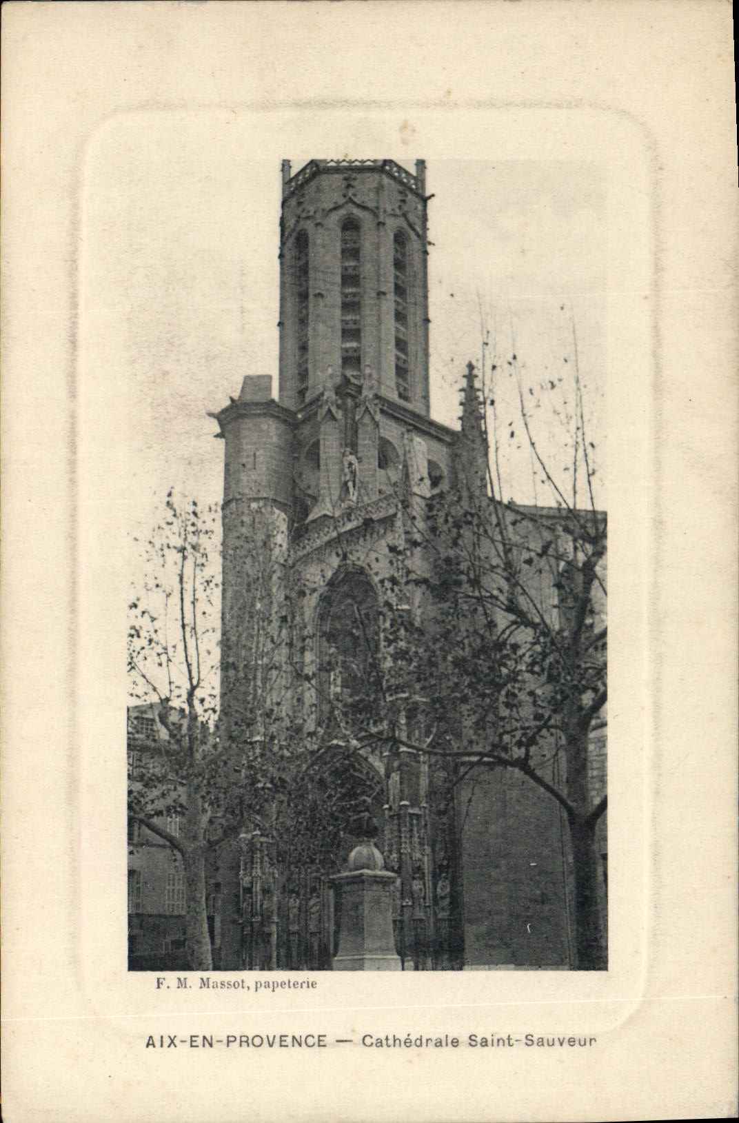 CPA Aix en Provence Cathedrale Saint Sauveur 