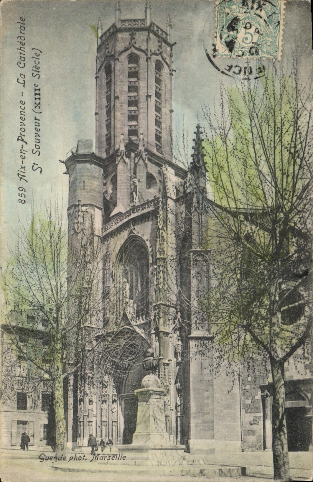 CPA Aix en Provence la Cathedrale St Sauveur XIII siecle 