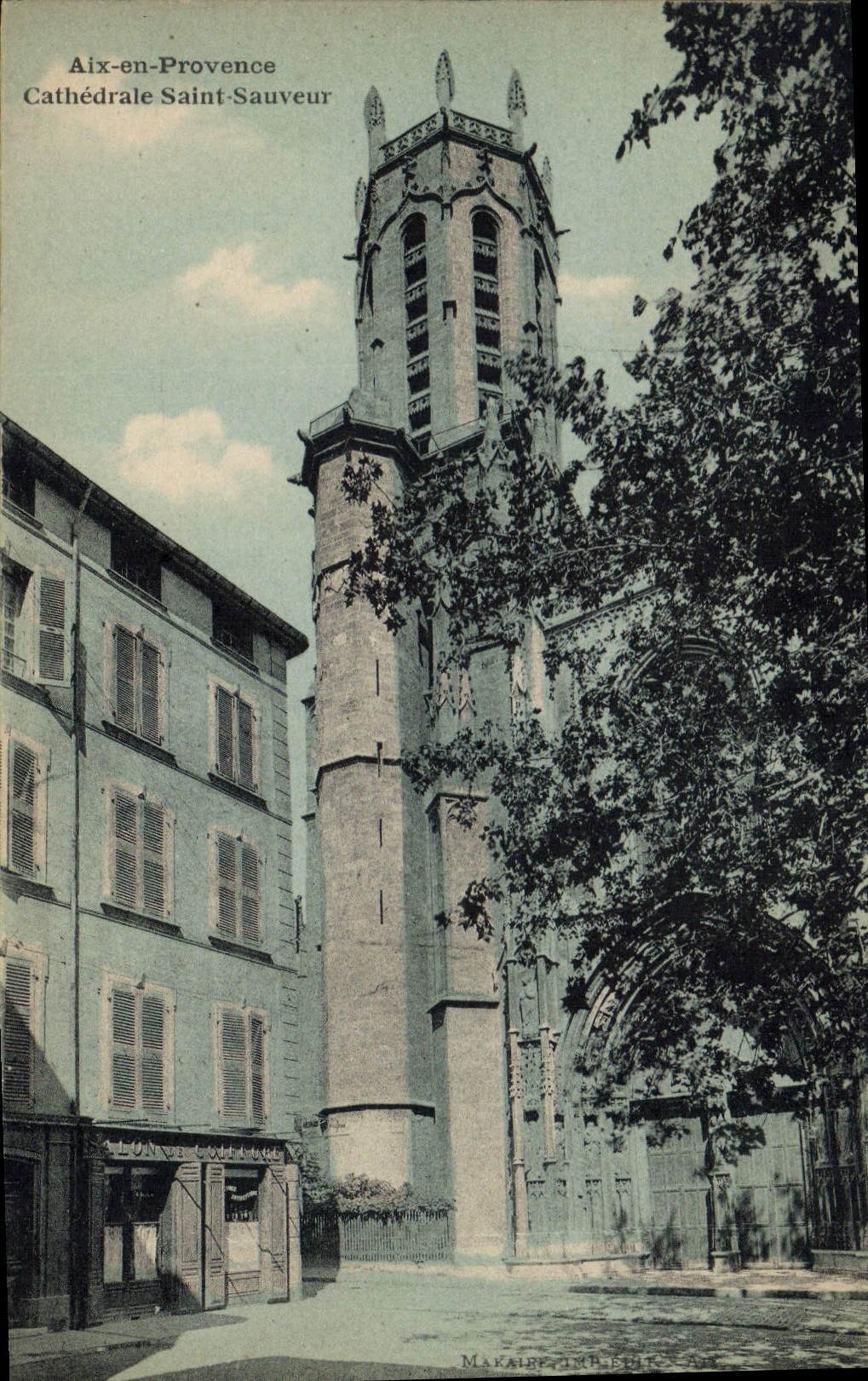 CPA Aix en Provence Cathedrale Saint Sauveur 