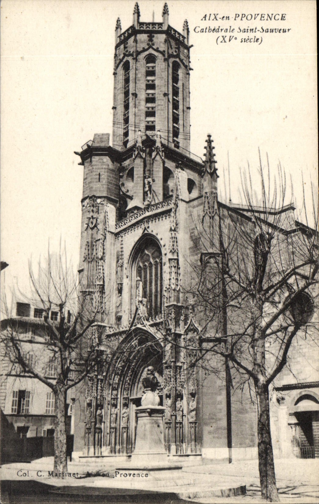 CPA Aix en Provence Cathedrale Saint Sauveur XV siecle 