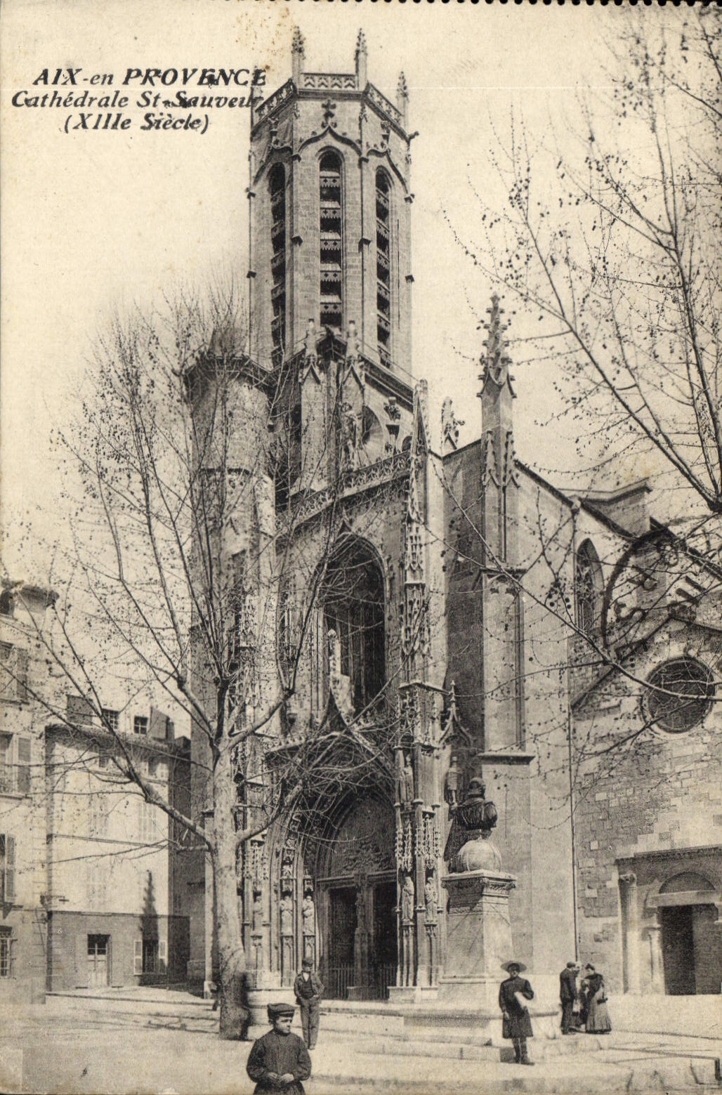 CPA Aix en Provence Cathedrale St Sauveur XIII siecle 